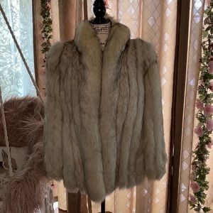 Saga fox fur coat